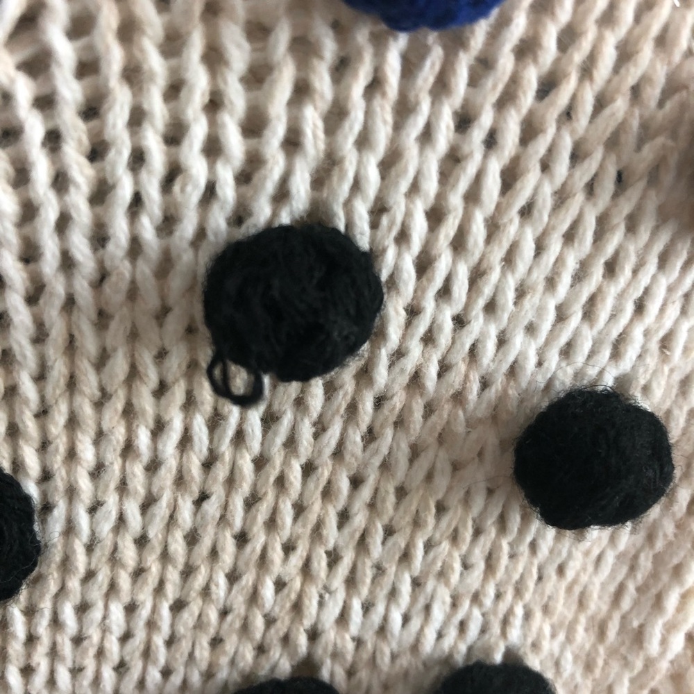 SALE! Anthropologie MOTH Pom Pom Sweater - Picture 8 of 8